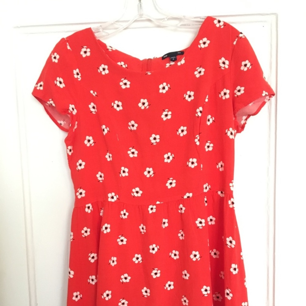 Gap Red Floral Dress